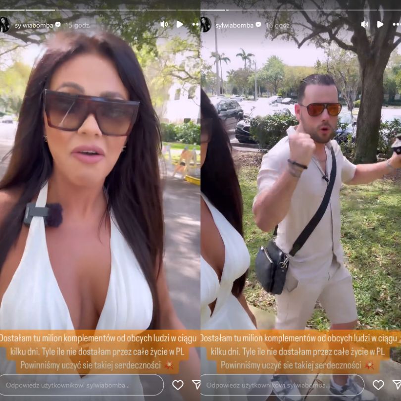 Sylwia Bomba dostaje komplementy od obcych ludzi w Miami