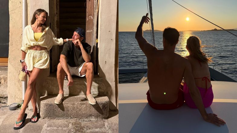 Anna i Robert Lewandowscy na wakacjach