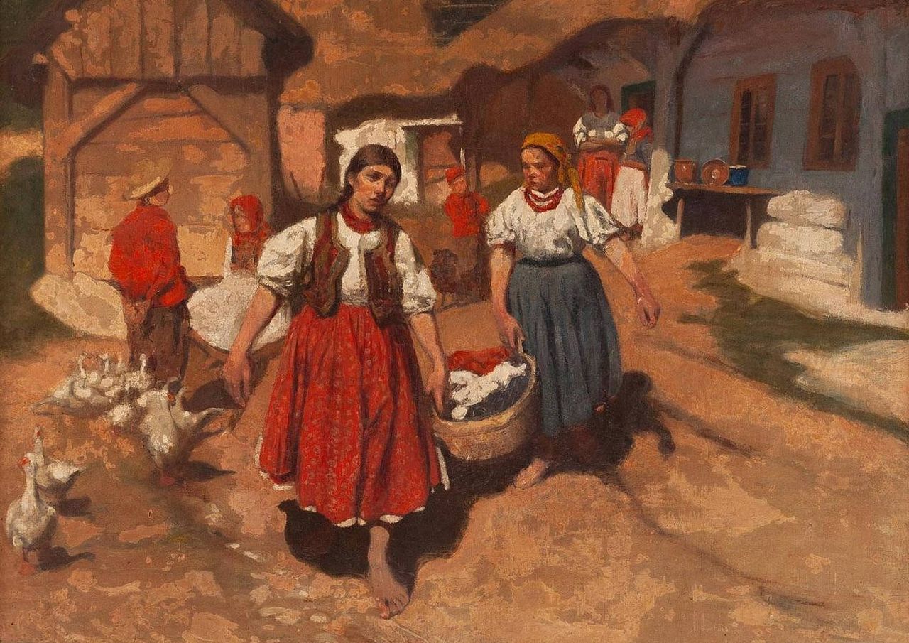 Niewdzięczne zajęcie chłopek na dawnej polskiej wsi. Musiały robić to co tydzień