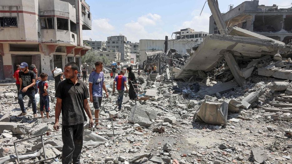 Izrael zbombardował kolejny wieżowiec w Gazie. Mieszkali tam uchodźcy. Zdj. poglądowe