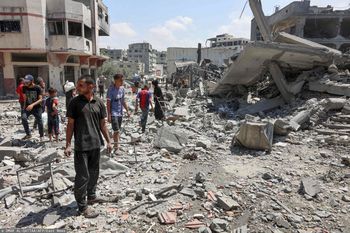 Izrael zbombardował kolejny wieżowiec w Gazie. Mieszkali tam uchodźcy