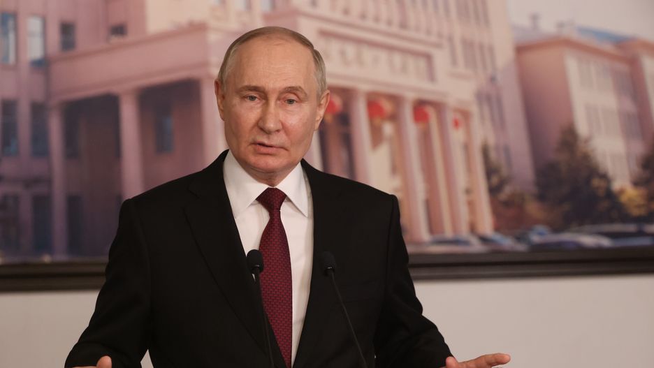 HARBIN, CHINA - MAY 17: (RUSSIA OUT) Russian President Vladimir Putin speaks during a press conference on May 17, 2024 in Harbin, China. Russian President Vladimir Putin is in China for a two-day state visit. (Photo by Contributor/Getty Images)