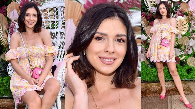 Klaudia Halejcio na wychodnym na ściance