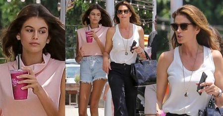 Cindy Crawford z 15-letnią córką spacerują po Malibu