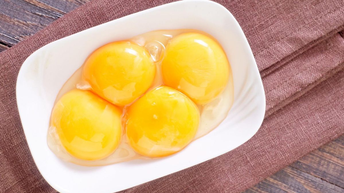 żółtka do przygotowania deseru