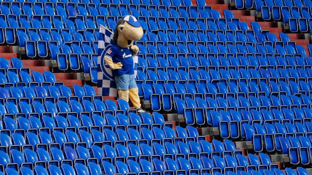 Puste trybuny w Gelsenkirchen