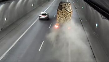 Tunel za miliard do naprawy. Nagranie obiega sieć