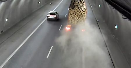 Tunel za miliard do naprawy. Nagranie obiega sieć