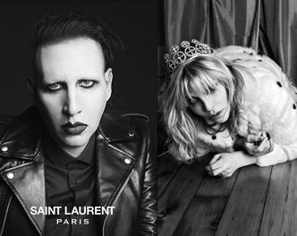 Manson i Courtney NOWYMI "MUZAMI" Yves Saint Laurent! (ZDJĘCIA)