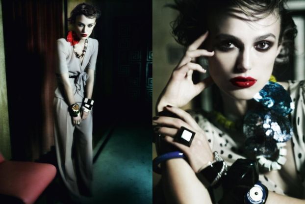 Keira Knightley w "Vogue'u" - PASUJE DO ROLI DIANY?