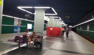 Tragiczna śmierć w warszawskim metrze. Trwają działania policji