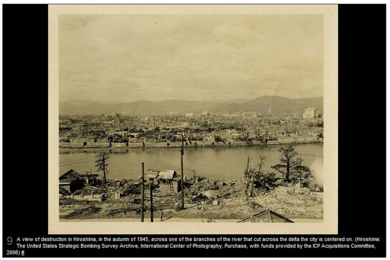 Hiroshima po wybuchu bomby w 1945 roku