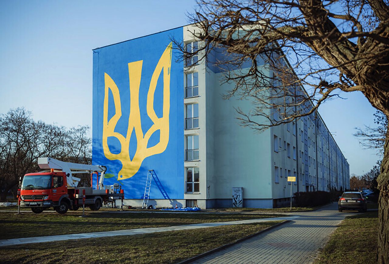 W Gdańsku powstają liczne murale dla Ukrainy. To piękny gest solidarności
