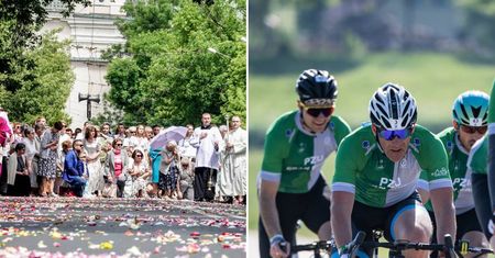 Procesje Bożego Ciała i wyścig kolarski. Utrudnienia w długi weekend