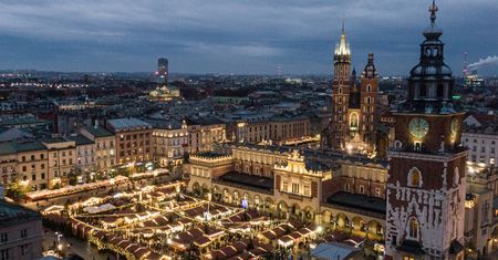 Pogoda w Krakowie. Prognoza na niedzielę 7 grudnia. Mgły i duże zachmurzenie, bez opadów