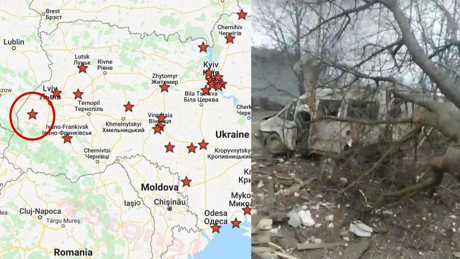 Tak Rosji na Ukrainę. Rakiety spadły    blisko Polski. Mieszkańcy Podkarpacia zaniepokojeni