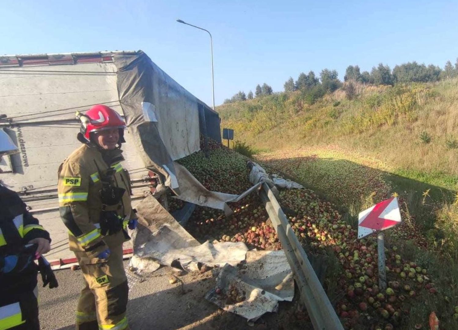 Zdjęcie z A1. Były dosłownie wszędzie