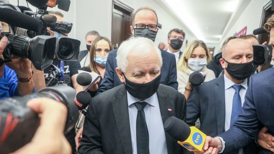 Sprawa Łukasza Mejzy. Kaczyński komentuje 