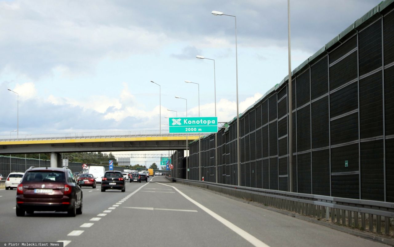 Karambol na S2 w Warszawie. Utrudnienia w ruchu