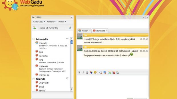 Web Gadu-Gadu 3.0 oficjalnie dostępne! 1