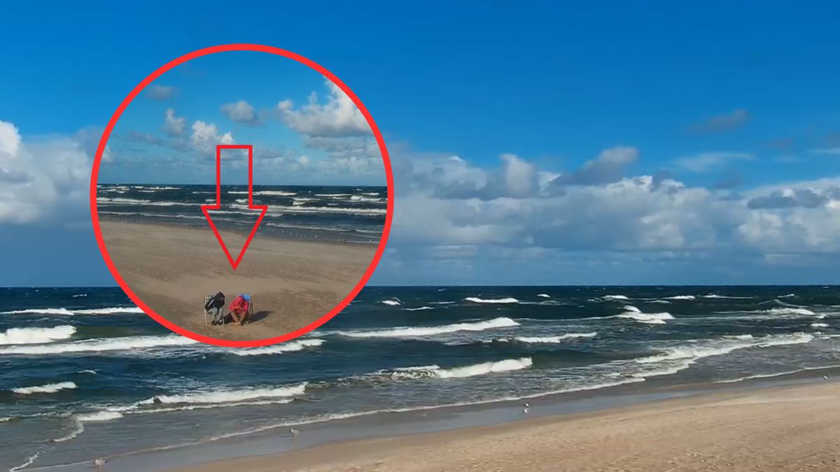 Tak wyglądała 28 września plaża w Mrzeżynie.