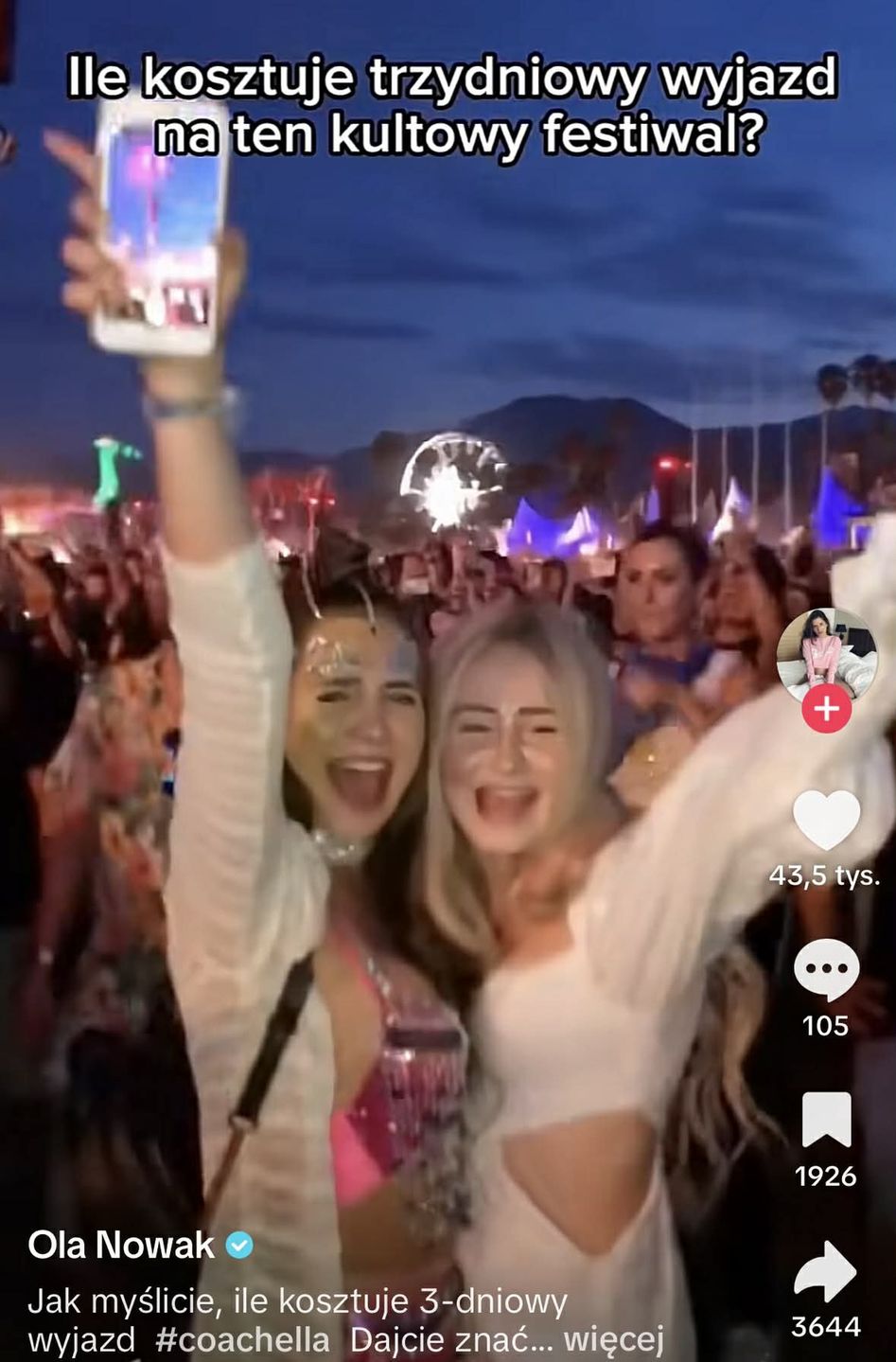 Ola Nowak zdradza, ile kosztuje wyjazd na Coachellę