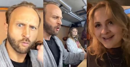 Borys Szyc relacjonuje dzień  na planie filmowym z 17-LETNIĄ CÓRKĄ u boku (FOTO)