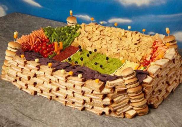 Jadalne makiety stadionów. Super Bowl w wersji dla wielbicieli cholesterolu 34