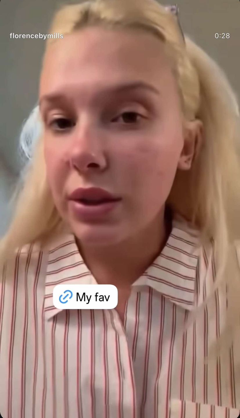 Millie Bobby Brown bez makijażu