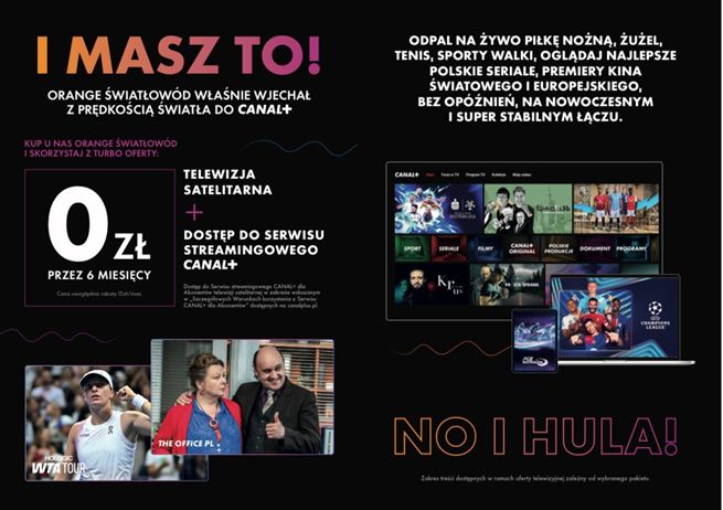 Materiały promujące dodatkową usługę