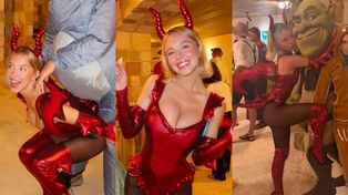 Sydney Sweeney uczciła Święto Dziękczynienia imprezą w stylu Shreka. Przebrała się za SEKSOWNĄ SMOCZYCĘ (ZDJĘCIA)