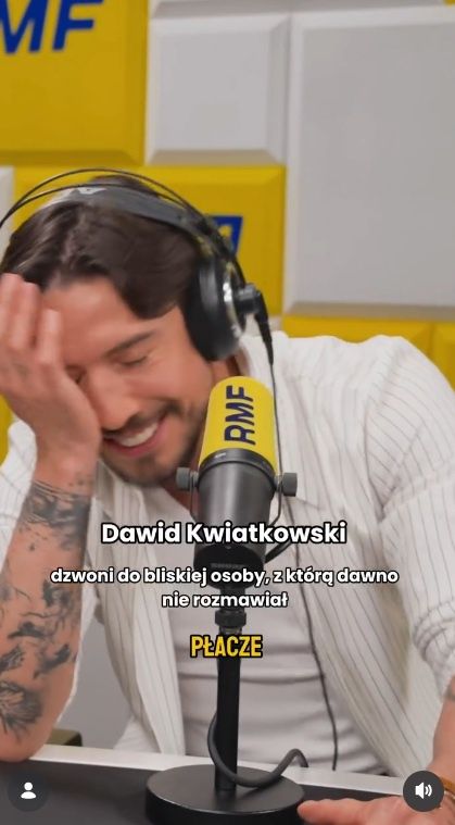 Dawid Kwiatkowski popłakał się podczas wywiadu 
