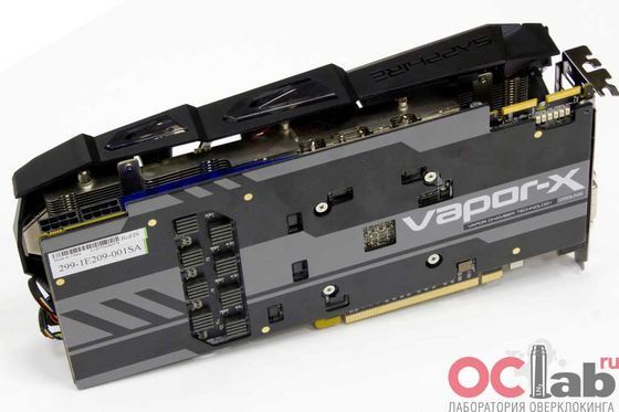 Sapphire Radeon HD 7970 Toxic karta graficzna graphics card backplate zdjęcie photo