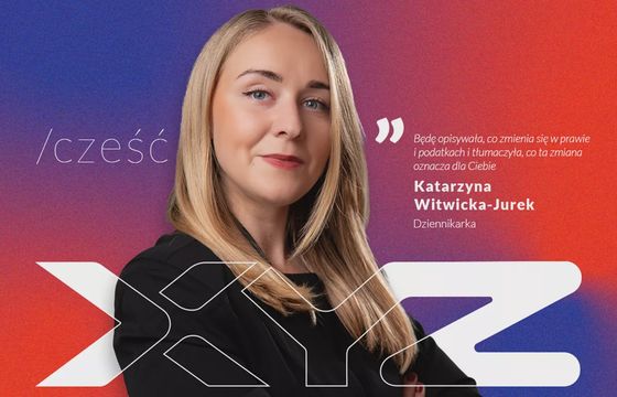 W XYZ dziennikarka od prawa i podatków. Przeszła z Radia ZET
