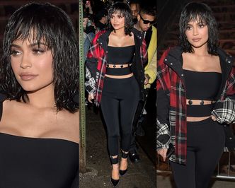 Kylie Jenner w mokrej peruce