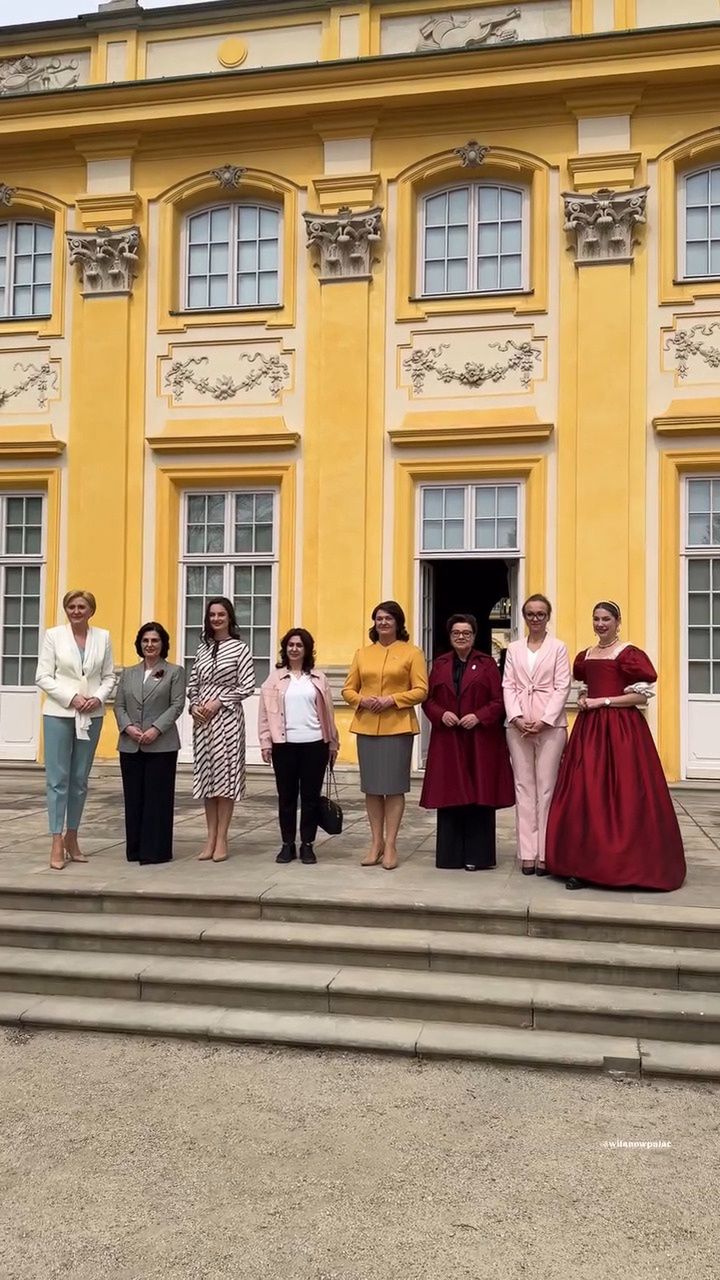 Agata Duda z żonami przywódców Inicjatywy Trójmorza
