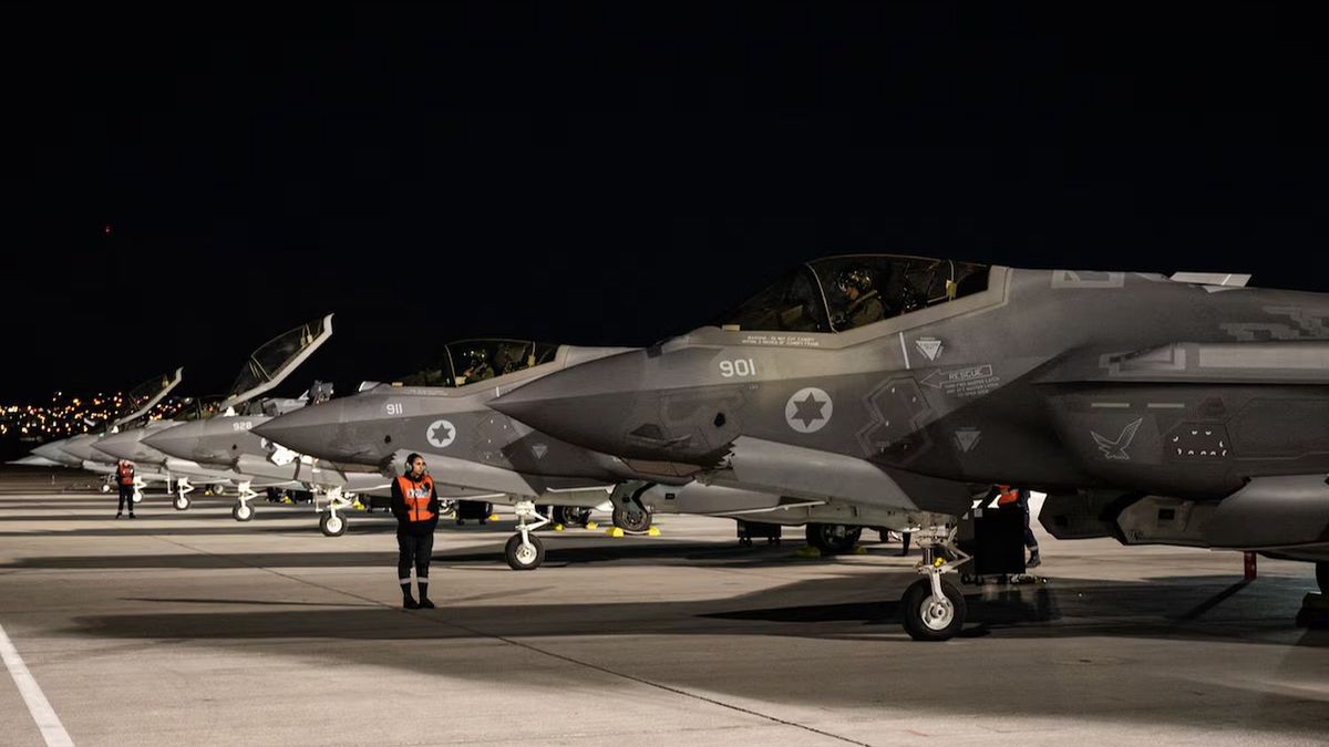 Izraelskie myśliwce F-35 Adir, zdjęcie poglądowe