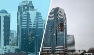 Uderzenie dronów w Groznym. Kilkaset metrów od siedziby Kadyrowa