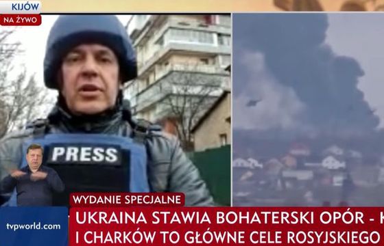 Korespondenci w Ukrainie nie przerywają pracy