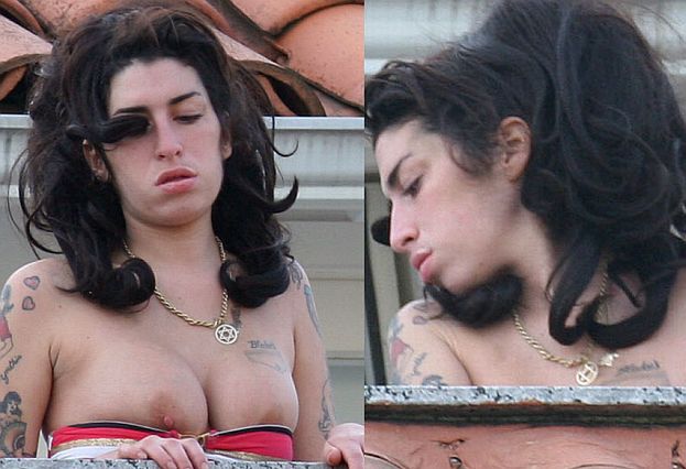 Amy Winehouse pokazuje piersi! (ZDJĘCIA)