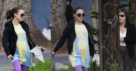 Śliczna Natalie Portman na spacerze (WIDAĆ BRZUSZEK!)