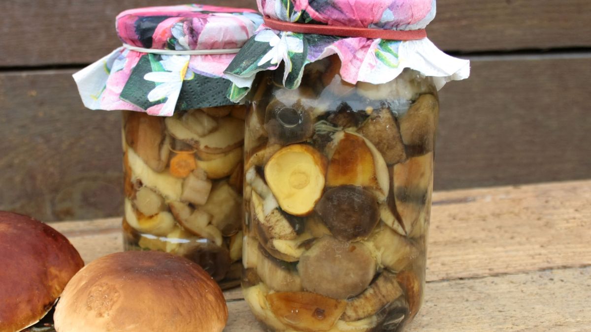 Grzyby w słoiku