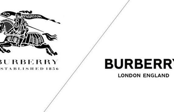 Burberry z nowym logo i monogramem autorstwa Petera Saville'a