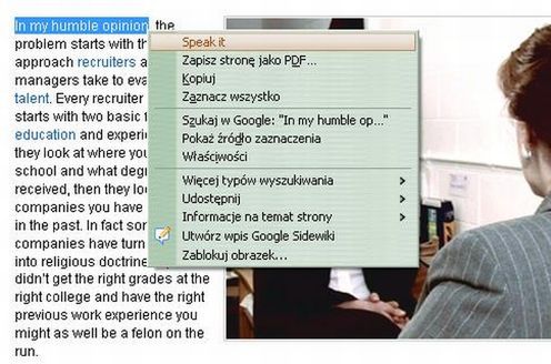 Jak to wymówić po angielsku? Dodatek do Mozilli 2
