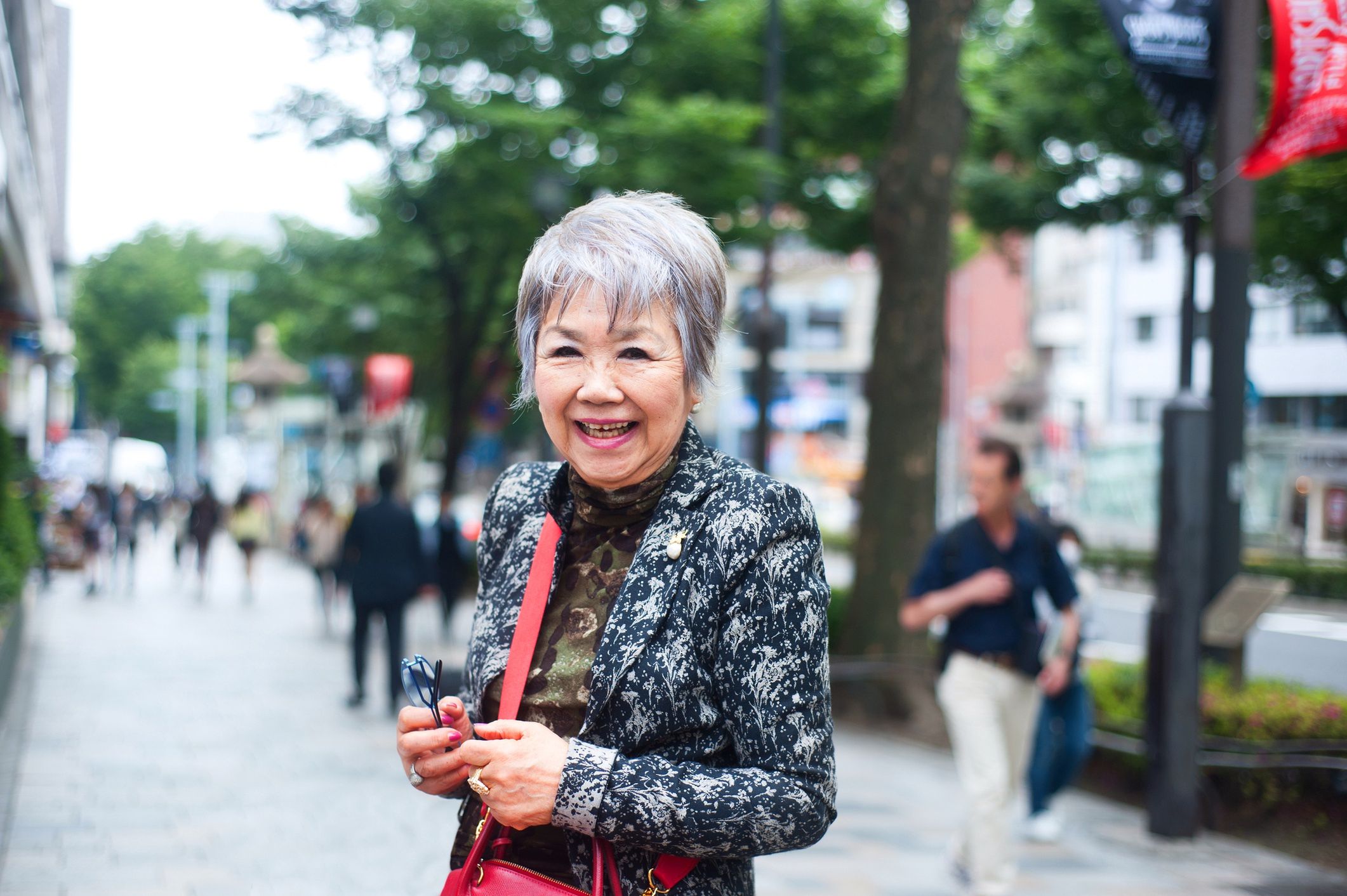 Tokyo woman
Portrait of a stylish elderly Japanese woman smiling, Tokyo, Japan.
Carlo A