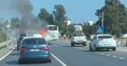 Autokar w Turcji stanął w płomieniach. Przewoził 43 Polaków