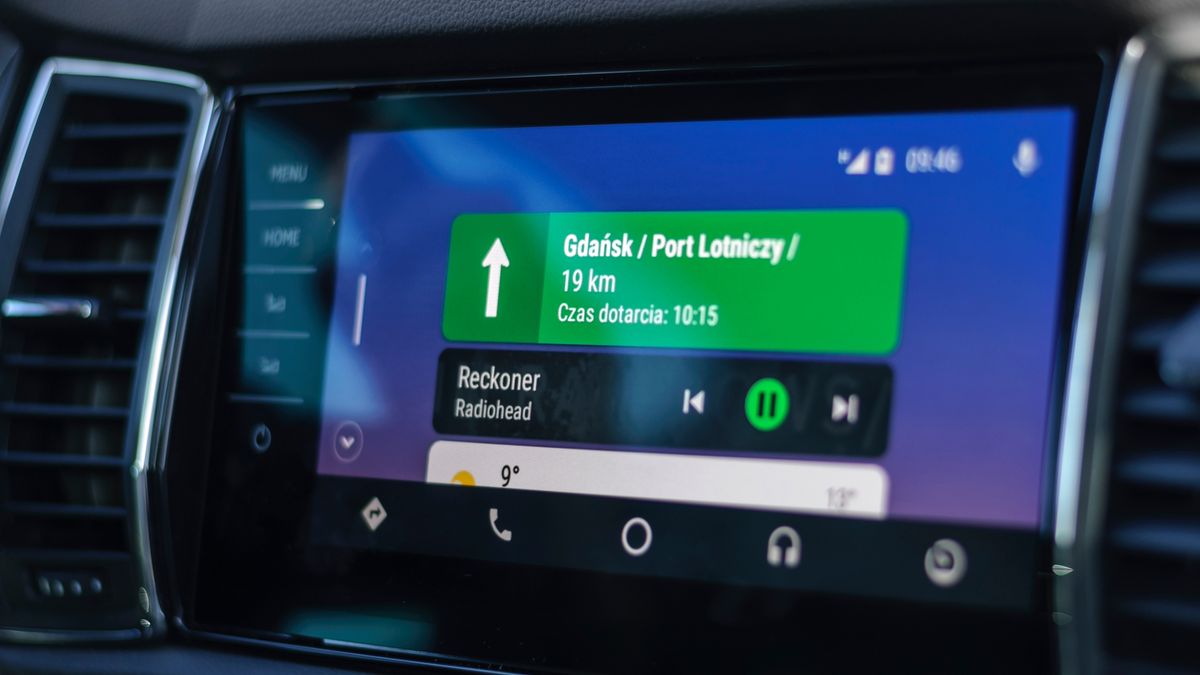 Interfejs Android Auto w Skodzie Kodiaq