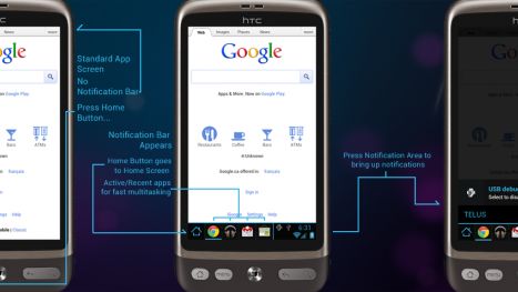 Koncepcyjny system powiadomień na Androidzie 1