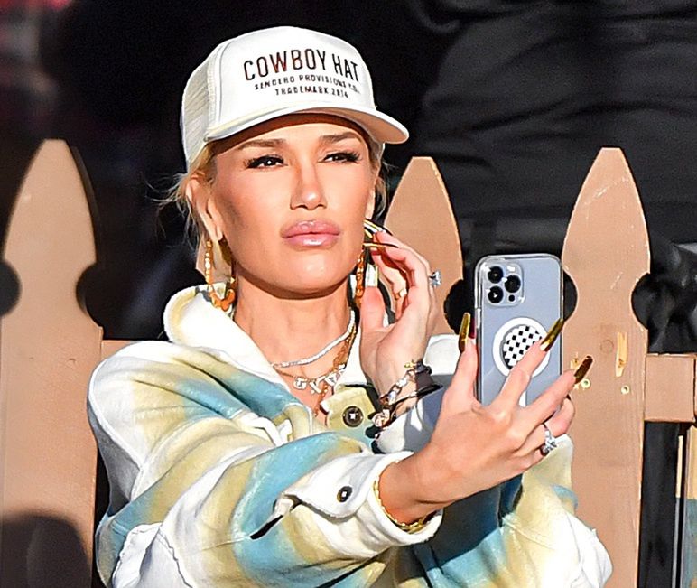 Gwen Stefani kibicuje na meczu z rodziną