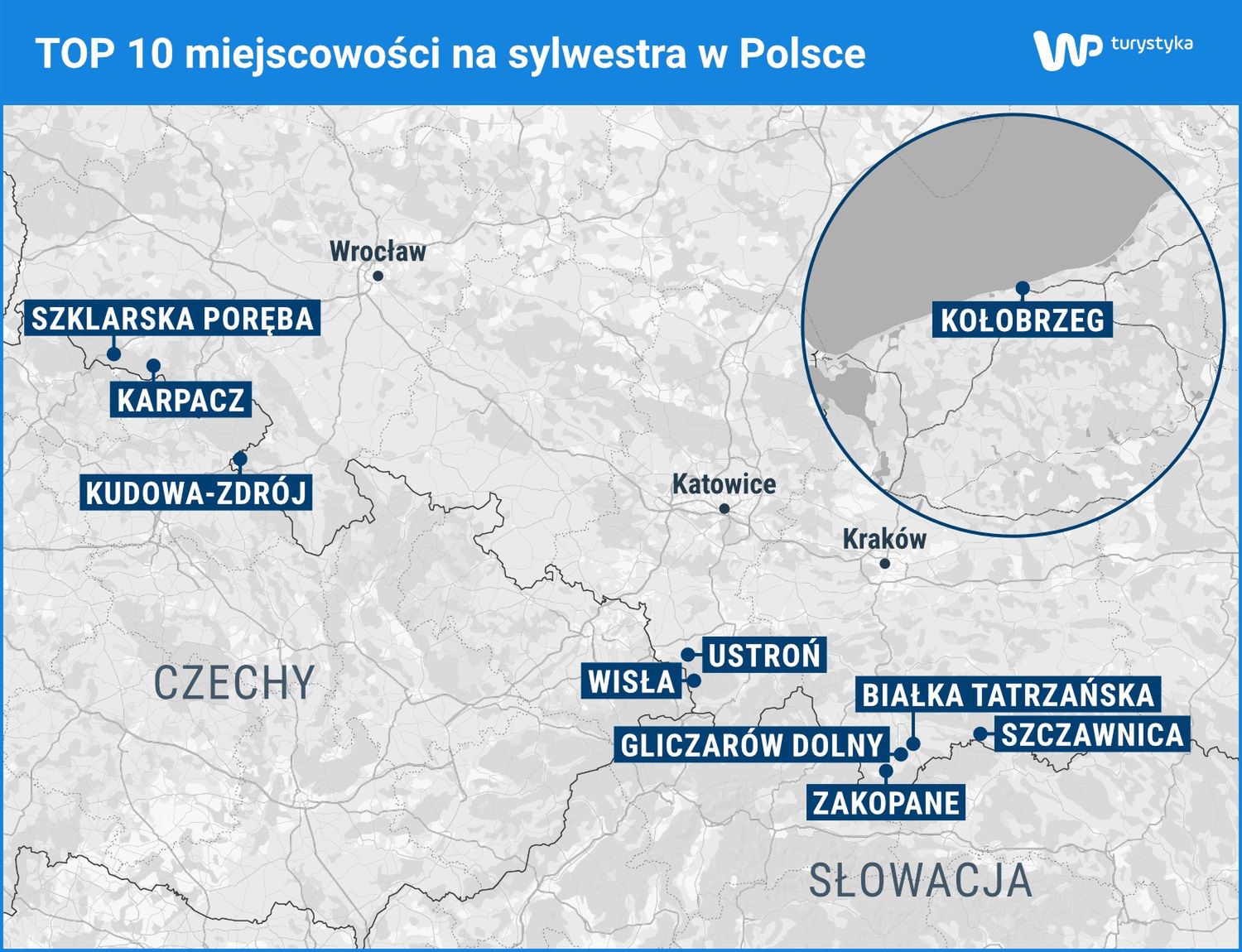 Top miejsca na sylwestra w Polsce